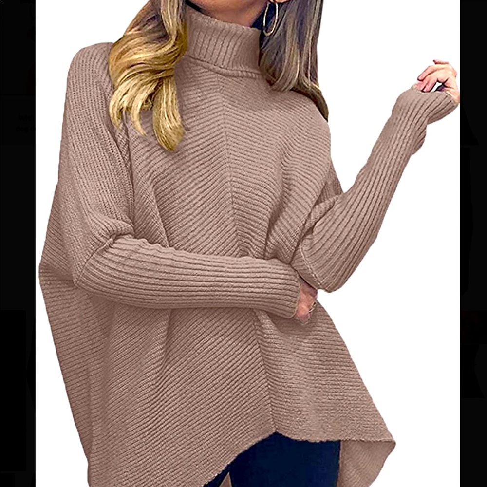 Oversized turtleneck